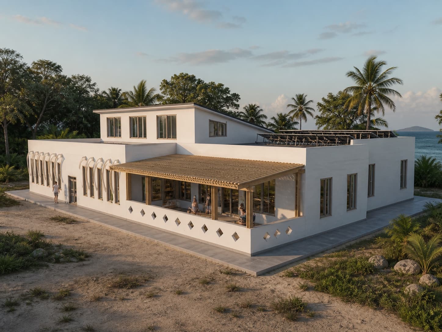 Conceptual view of the proposed Marine Discovery Educational Center on Koh Mak