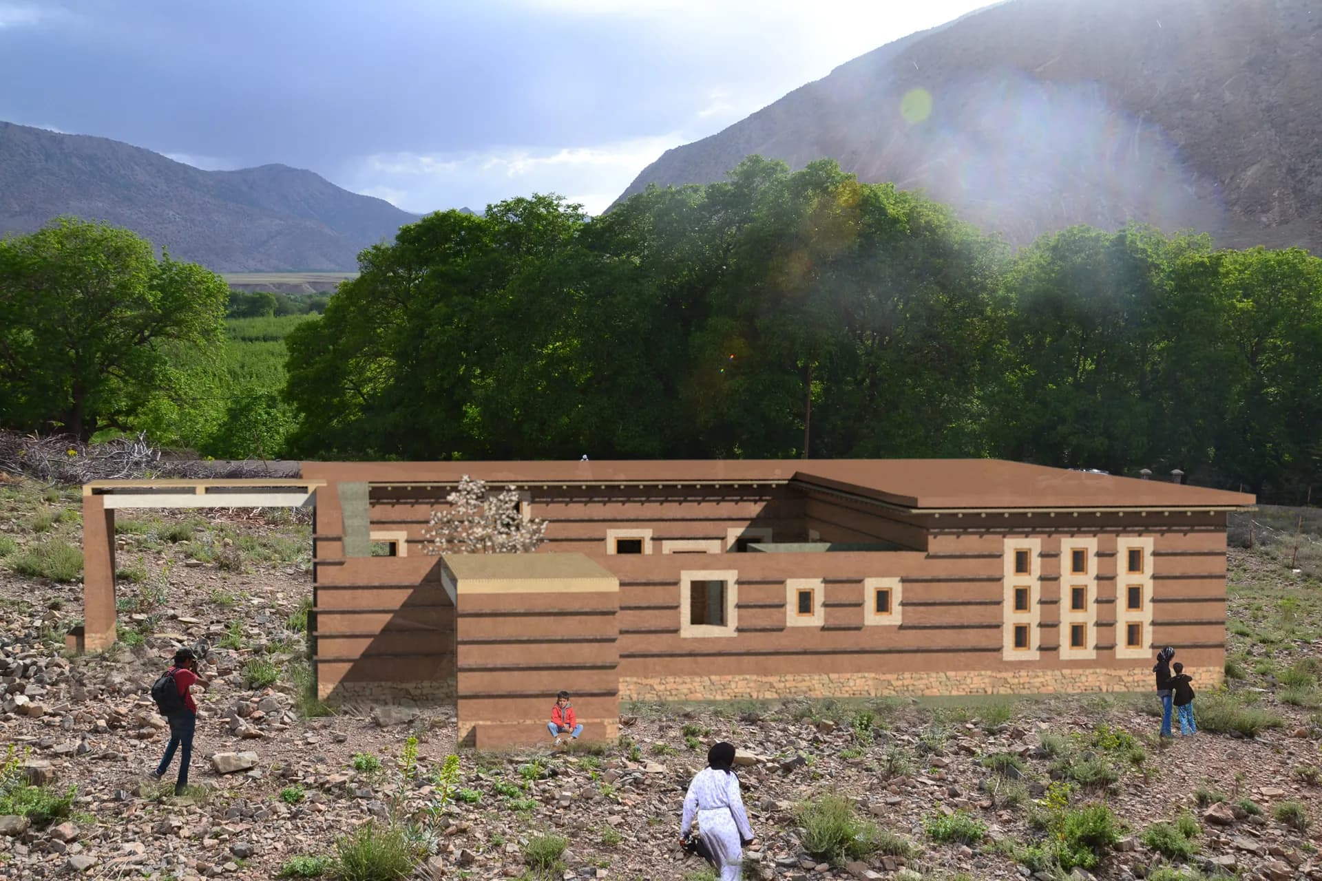 Dar Douar Primary School in Ait Bouguemez Valley, Morocco, project image 2