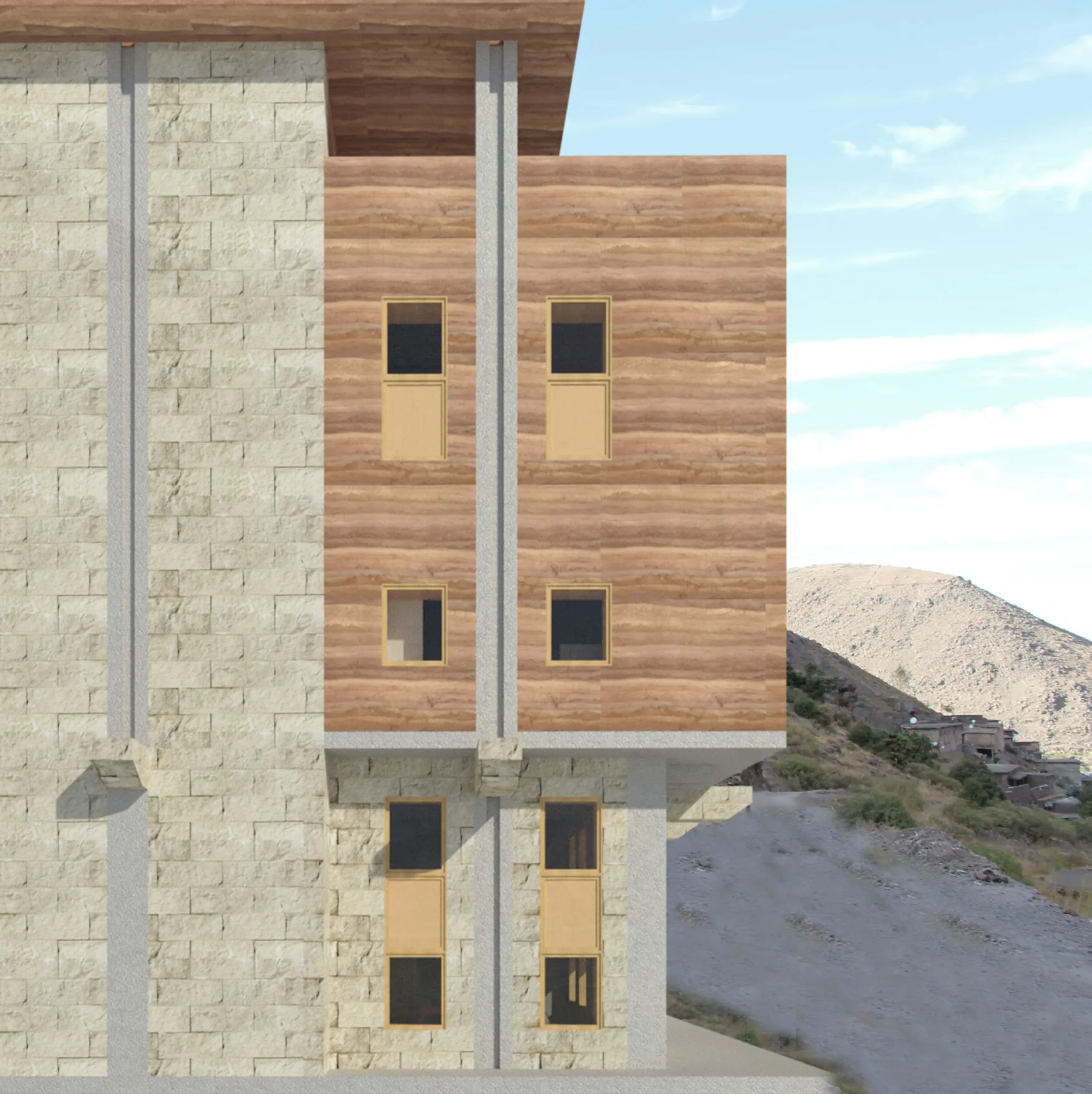 Junior Corps Africa Multipurpose Building in Tizi Zoughart, Morocco, project image 2