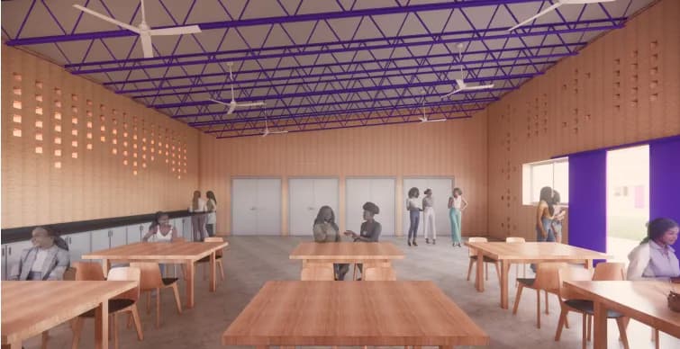 EcoBuildHer Campus Masterplan in Osun State, Nigeria, project image 2